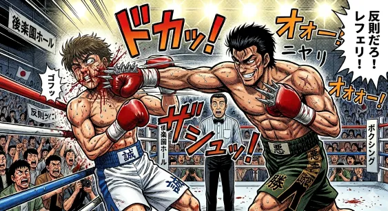 ルールを守るボクサーVS守らないボクサー